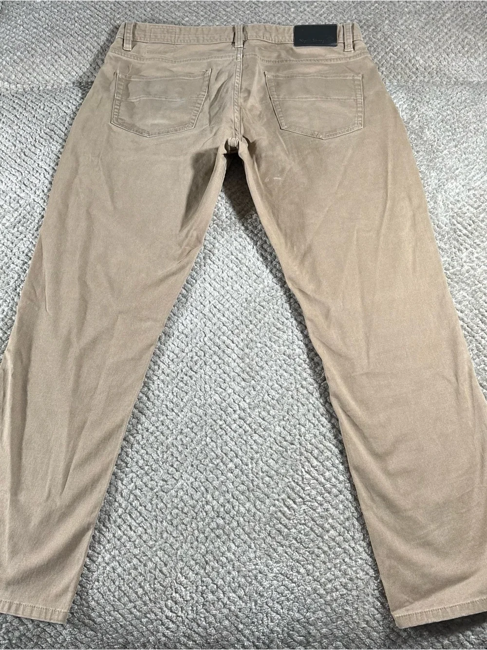 English Laundry Men 34x30 Stretch 5-Pocket Pant Taupe Brown Straight Leg 1365289